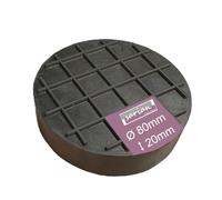 Gummiauflage viele Größen für Wagenheber Hebebühnen Rangierwagenheber Unterstellbock Gummiklotz universal Gummiblock für KFZ PKW SUV Reifenwechsel Werkstatt Schutz Auto (80x20 Waffel)