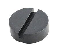 Gummiauflage viele Größen für Wagenheber Hebebühnen Rangierwagenheber Unterstellbock Gummiklotz universal Gummiblock für KFZ PKW SUV Reifenwechsel Werkstatt Schutz Auto (75x25 Nut)