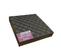 Gummiauflagen zum Reifenwechseln über 50 Varianten Rangierwagenheber Wagenheber Hebebühne Gummiklotz Auflage Unterstellbock Gummiblock Auto KFZ PKW Schutz Kratzer rund eckig (120x120x20 Waffel)