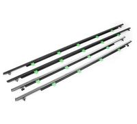 Gummidichtung Fensterdichtungen Schwarze Chrom-Türleisten Zierleisten Äußere Fensterglasdichtungsbänder Für CRV Für CR-V 2007-2011 Fenster & Türdichtungen