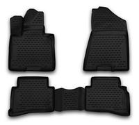 Gummifußmatten für Hyundai Tucson 3 2015- 3D Passform Hoher Rand Gummimatten