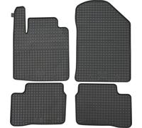 Petex 63910 Fußmatten Set Gummimatten Vorne und Hinten Matten schwarz
