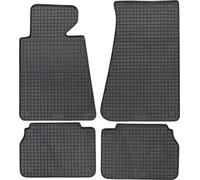 Gummimatten 4-Teile schwarz für BMW 5er (E34) ab 1988-1996 Passform PETEX