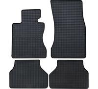 Gummimatten 4-Teile schwarz für BMW 5er (E60) ab 06/2003-02/2010 Passform PETEX