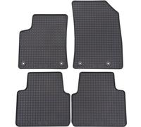 Petex 59610 Fußmatten Set Gummimatten Vorne und Hinten schwarz
