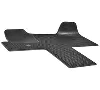 WALSER DirtGuard Gummi Fussmatten Auto für Citroen Jumper II/FIAT Ducato/Peugeot Boxer 2006-Heute, Opel Movano C 2021-Heute, Toyota Proace Max 2024-Heute, 100% passgenaue Auto Fußmatten