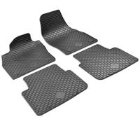 Walser DirtGuard Gummi Fussmatten Auto kompatibel mit Skoda Scala 02/2019-Heute, Skoda Kamiq (NW4) 07/2019-Heute, 100% passgenaue Auto Fußmatten, robuste Universal Fußmatte Auto, Gummimatten Auto