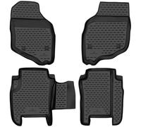 WALSER XTR Gummi Fussmatten Auto für Honda Jazz 2 2001-2008, 100% passgenaue Auto Fußmatten, robuste Universal Fußmatte Auto, Gummimatten Auto, Auto Fussmatten Gummi, Auto Gummimatten