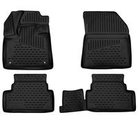 WALSER XTR Gummi Fussmatten Auto für Opel Grandland X (A18) 2017-Heute, 100% passgenaue Auto Fußmatten, robuste Universal Fußmatte Auto, Gummimatten Auto, Auto Fussmatten Gummi