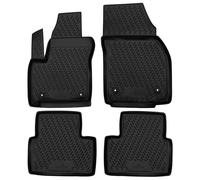 Walser XTR Gummifußmatten kompatibel mit Opel Meriva B (S10) 2010-2017, passgenaue Auto Gummimatten, Autofußmatten Gummi