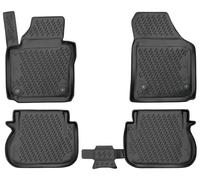 WALSER XTR Gummi Fussmatten Auto für VW Caddy 2015-Heute, 100% passgenaue Auto Fußmatten, robuste Universal Fußmatte Auto, Gummimatten Auto, Auto Fussmatten Gummi, Auto Gummimatten