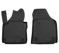 WALSER XTR Gummi Fussmatten Auto für VW Caddy 3 Kasten/Großraumlimousine 03/2004-05/2015, 100% passgenaue Auto Fußmatten, robuste Universal Fußmatte Auto, Gummimatten Auto