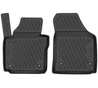 WALSER XTR Gummi Fussmatten Auto für VW Caddy 4 (SAB, SAJ) 05/2015-Heute, 100% passgenaue Auto Fußmatten, robuste Universal Fußmatte Auto, Gummimatten Auto, Auto Fussmatten Gummi