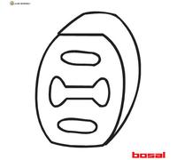 GUMMISTREIFEN ABGASANLAGE 255-854 FÜR ALFA ROMEO FIAT FIORINO/Box/Body/MPV/up