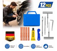 Gummistreifen Autoreifen Reifen Reparatur Reifenreparaturset mit Kleber Tragbar