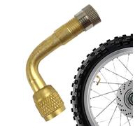 Gungtj Auto-Reifenverlängerungs-Luftadapter - Universalverlängerung für Motorrad-Luftpumpe mit 90-Grad-Biegung, Auto-Ventilverlängerung für Autos, LKWs, Fahrräder