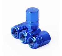 GUOQINGLH 4 Stück Ventilkapappen Auto Aluminium für Smart Fortwo Forfour 451 453, Reifen Ventilkappen Ventildeckel korrosionsbeständig Autoventil Kappe,normal-D