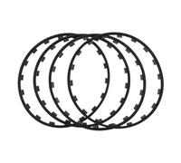 GuriDo Autoreifen Felgenschutz Schutzzierring für Opel Vauxhall Mokka B A/Mokka-e B A 2013-2025, Nylon Felgenschutzring Radschutzring Reifenschutz Kratzfes Zubehör,D/Black-17inches