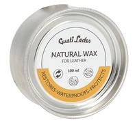 Gusti - Natural Wax 100ml Politur Creme Leder Balsam Lederfett Werkzeug Lederpflegecreme Glanzwachs Lederpflege Gelb Wachs