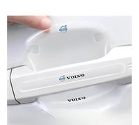 Schutz Aufkleber für Auto Türgriffe für Volvo XC40 XC60 XC70 XC90,Epoxidmaterial Transparent Kratzern Schutz Autotür Griffe Schutz Türschüsselschutz mit Emblem Logo