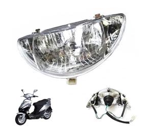 gy6-ersatzteile_de SCHEINWERFER LAMPE/HAUPTSCHEINWERFER für REX RS 400 / RS 460 / AGM GMX / BOSTON8 / RALLOX und baugleiche SHENKE JONWAY JINAN QINGQI CHINA ROLLER