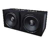 Ground Zero GZIB 2.30BR-Act - 2 x 30 cm Activ Subwoofer mit 400 Watt (RMS: 250 Watt)