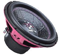 (1 Stck. = 189,00 EUR) Ground Zero Iridium GZIW 12SPL - 30 cm Subwoofer Pink