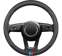 gzqfc Lenkradbezug für Mercedes Benz CLA CLA180 CLA200 CLA250, Auto Lenkradhülle Leder Lenkradbezug Elastisch Atmungsaktiv rutschfest Durchmesser,Black-Red-Blue