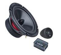 Ground Zero GZRC 165.2SQX-IV - 2-Wege Komponentensystem, 165 mm Lautsprecher, 120 W RMS, SQ-Serie, inklusive Hochtöner & Frequenzweichen, für Car-HiFi Premium-Klang