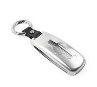 GZYF Motorrad-Schlüsselgehäuse, Aluminiumlegierung, Start-Fernbedienung, Schlüsselgehäuse, Ersatz für Honda Goldwing GL1800 2018 2019 2020, Silber