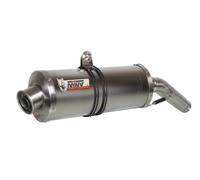 Mivv SPORT Schalldämpfer OVAL SLIP-ON Edelstahl für HONDA CBF 600 BJ 2004 > 2010