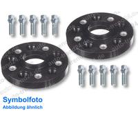 Spurplatten schwarz DRA 40mm/Achse u.a.: VW Golf VI Variant AJ5 Bj. 2009-2013