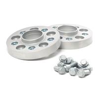 H&R DRA Lochkreis-Adapter-System 50mm pro Achse - Lochkreis 4x100-5x130 - Mittenzentrierung 57,1mm->71,6mm - System M12x1.50, Silber