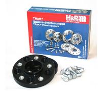 H&R DRA-System Spürverbreiterungsatz 70mm pro Achse - Lochkreis 5x120 - Mittenzentrierung 72,5mm - System M14x1,5 - kompatibel mit BMW - Schwarz
