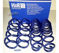 H&R Tieferlegungsfedern kompatibel mit Audi A3 (GY) Limousine/Sportback - VA50/HA50mm & VW Golf VIII (CD) GTI/GTD VA40/HA40mm & Seat/Cupra Leon (KL) VA25/HA30 - 2020- - ab 1001kg VA-Last (Mehrlenkerhinterachse)