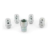 H&R Felgenschloss-Set M12x1.50 Kegelbund - 4 Felgenschloss-Muttern inkl. Adapter