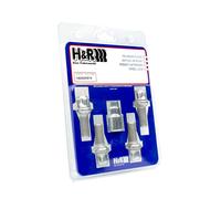 H&R Radschraube Radbolzen Felgenschloss-Set M14 x 1,5 27 1452703key4