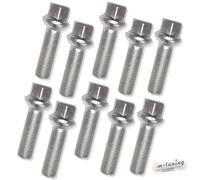 H&R Radschrauben 10St. Radbolzen Kugelbund M14x1,5x65 für Mercedes-Benz Felgen