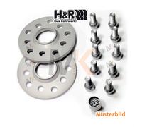 Spurverbreiterung 'TRAK+ Spurverbreiterungen/TRAK+ Wheel Spacers' | H&R, Farbe: silber