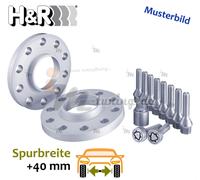 H&R Spurplatten DR 40mm p.A. ABE für Smart Fortwo Cabrio 450 :: 2004 >> 2007
