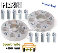 H&R Spurplatten DRA 100mm p.A. für Mercedes-Benz G-Klasse W460 :: 1979 >> 1993