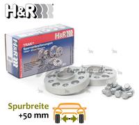H&R Spurplatten DRA 50mm p.A. für Nisan Qashqia II SUV J11 :: 2013 >> 2025