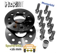 H&R DR-ABE Spurplatten Spurverbreiterung Distanzscheibe MZ Ø66,5 5x112 // 2x13mm B556651-13