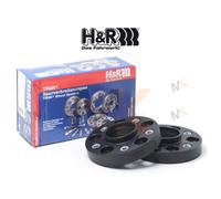 H&R Spurplatten schwarz 50mm/Achse für VW T-ROC Cabriolet AC7 AC8 2019-2024