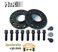 H&R Spurplatten schwarz DR 30mm p.A. ABE für BMW Z8 Roadster E52 :: 2000 >> 2003