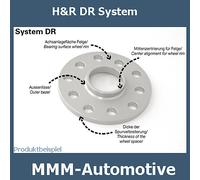 H&R Spurverbreiterungen 2x12mm 24556659 für Mercedes-Benz C LK, CLS, E, S, SL, SLK