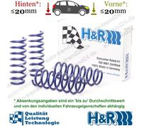 H&R Tieferlegungsfedern ABE 30/20mm BMW 6er F12 Cabrio (6C, 12-18) 650i xDrive