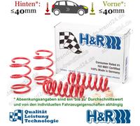 H&R Tieferlegungsfedern 40mm u.a.: BMW 4er Coupé F32, F82, Bj. 2014-2020