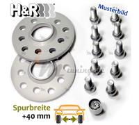 H&R DR Spurplatten Spurverbreiterung Distanzscheibe 5x120 40mm // 2x20mm 75726-20