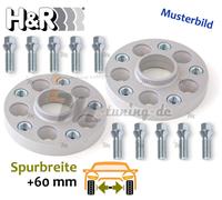 H&R TRAK+ Spurplatten DRA 60mm p.A. für Fiat Panda 312, 319 :: 2012 >> 2025